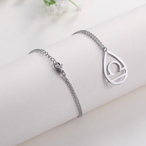 Title 2, Korean Style Normcore Water Drop Hollow Libra P...