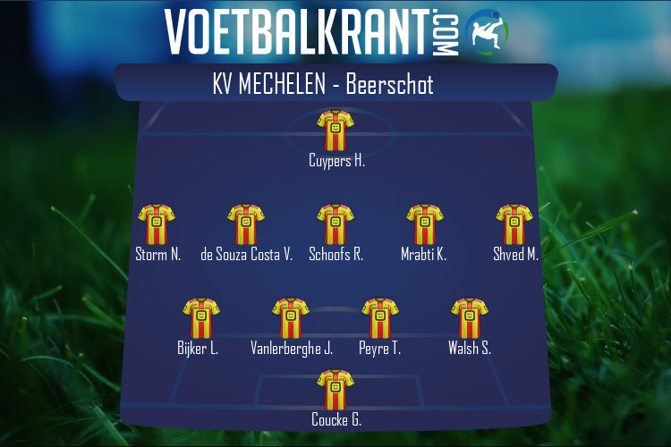 Opstelling KV Mechelen | KV Mechelen - Beerschot (06/02/2022)