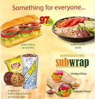 Subway menu 1