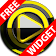 Poweramp widget BLACK YELLOW icon