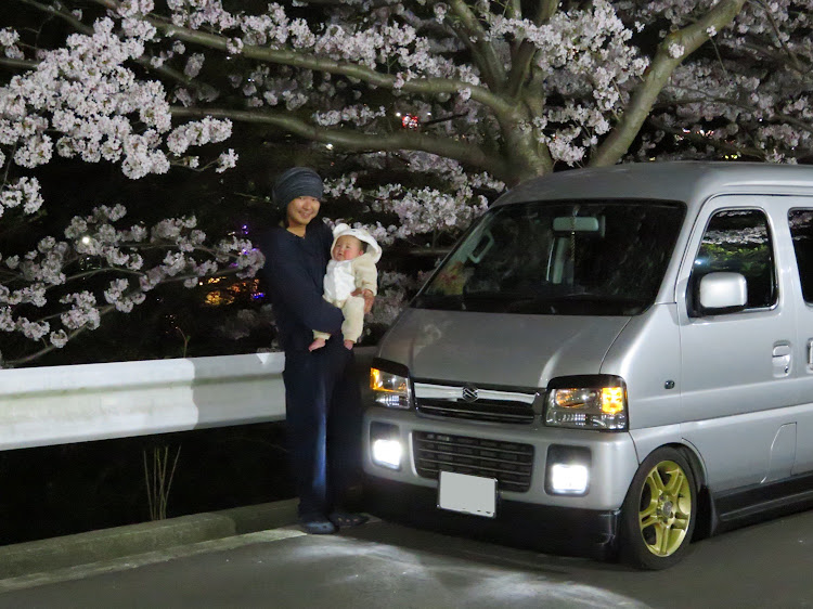 エブリイワゴンの車高調整・エムズガレージ・レッドメモリーに関するカスタム事例の投稿画像1枚目