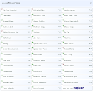 Shubh Foodz menu 2