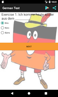 German quiz- evaluate your language - náhled