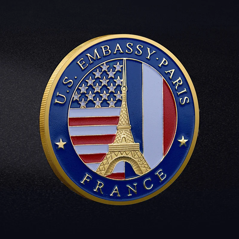 Title 2, US Ambassade Parijs Frankrijk Gouden Herdenking...
