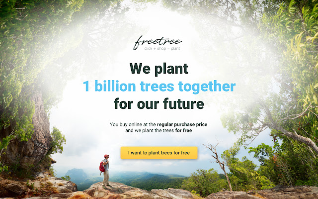 freetree - Plant trees while you shop logo