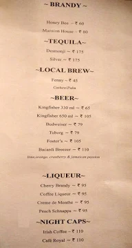 Lanai menu 3