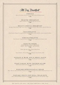 Kelly's Cafe & All Day Dining menu 4