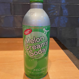 Cream melon soda