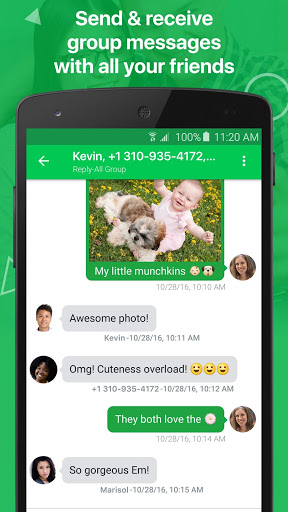 Screenshot textPlus: Text Message + Call