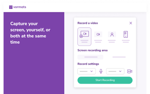 Vormats - Screen Recorder for the workplace
