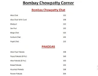 Bombay Chowpatty Corner menu 1