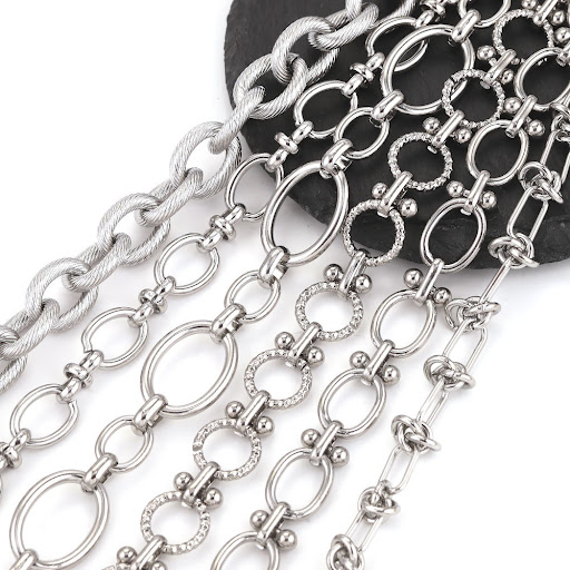 Title 2, Multi-style Stainless Steel Popular Punk Chain ...