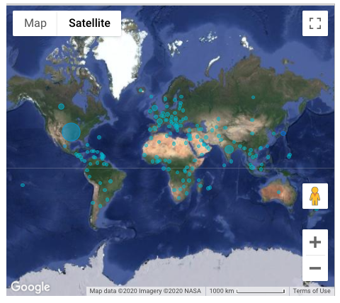 Google Earth World Map Satellite Google Maps reference   Data Studio Help