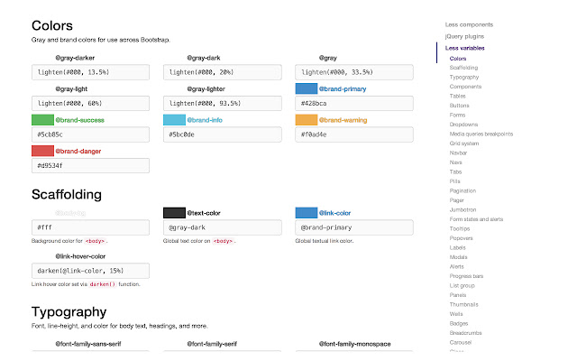 Viento Bootstrap Colors