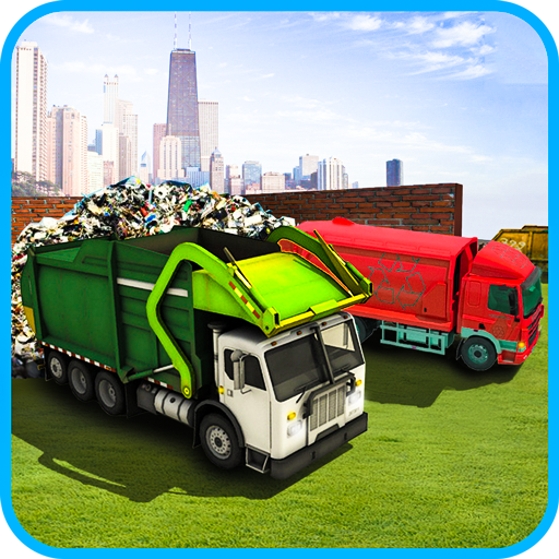 Camion poubelle 3d icon