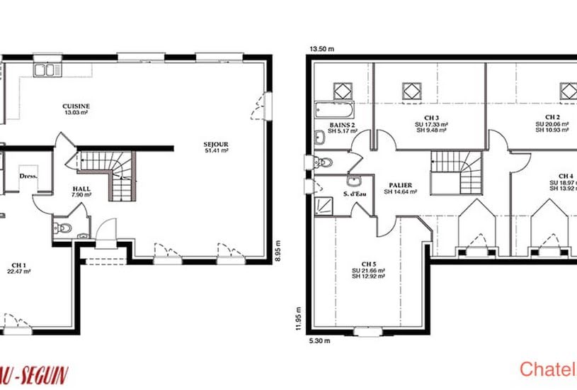  Vente Terrain + Maison - Terrain : 1 000m² - Maison : 185m² à Neuville-sur-Seine (10250) 