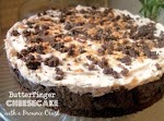 Butterfinger Cheesecake with a Brownie Crust was pinched from <a href="http://heartofacountryhome.wordpress.com/2012/01/16/brownie-crusted-butterfinger-cheesecake/" target="_blank">heartofacountryhome.wordpress.com.</a>