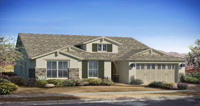 Empire floor plan at Eastmark by Woodside Homes New Construction Homes Mesa AZ 85212