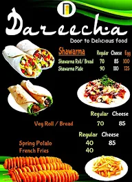 Dareecha menu 2