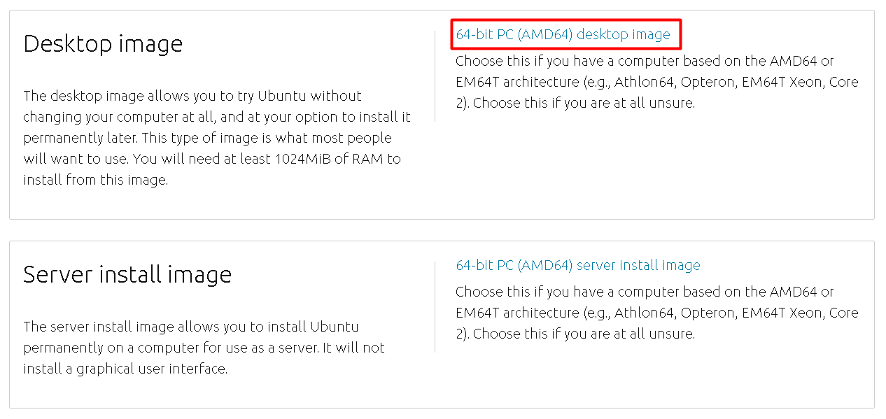 Baixando Linux Ubuntu pelo site oficial