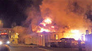 A fire destroyed a building in Durban in the early hours of Wednesday morning.