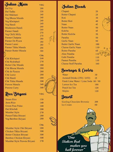 Amchi Mumbai Local menu 