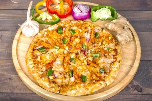 Chicken Cheese Schezwan Pizza