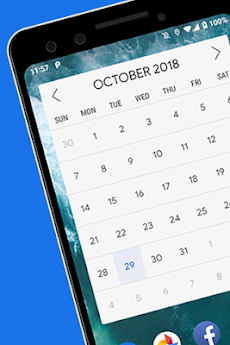 月のカレンダーウィジェット Androidアプリ Applion