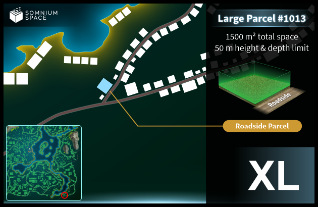 Extra Large #1013 (XL) parcel in Somnium Space