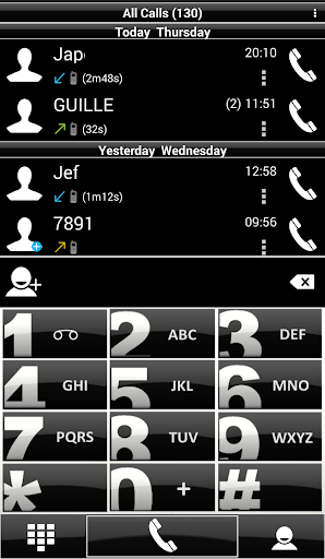 Theme Glossy Black RocketDial