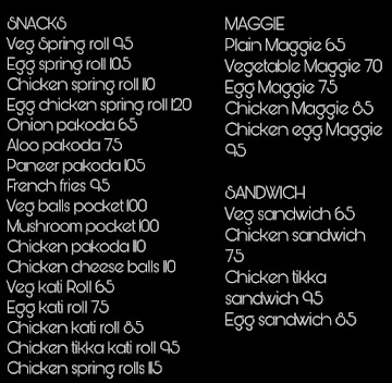 Cafe Coco menu 