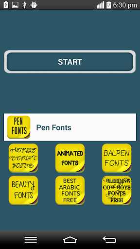 Pen Fonts