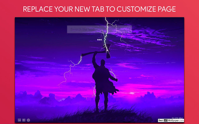 Lightning Wallpaper HD Custom New Tab