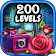 200 levels hidden objects free Secret House icon