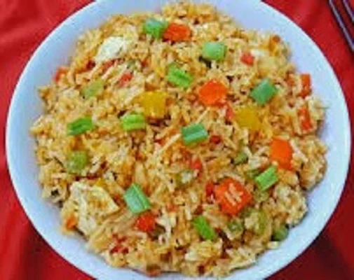 Schezwan Rice Egg