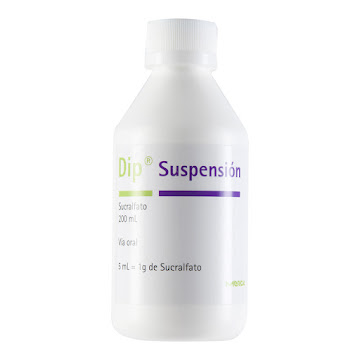 Dip Suspensión Sucralfato 1g/5ml Merck Frasco x 200 ml  