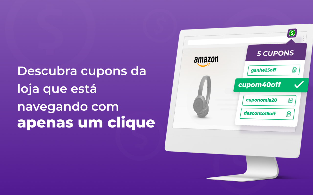 Cuponomia - Cupom e Cashback Chrome Extension Image 3