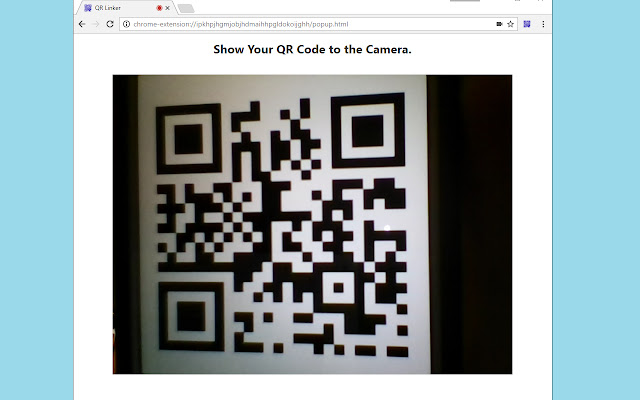 QR Linker chrome extension