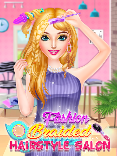 Fashion Braided Hair Salon Stylist - Girls Games - v0.1