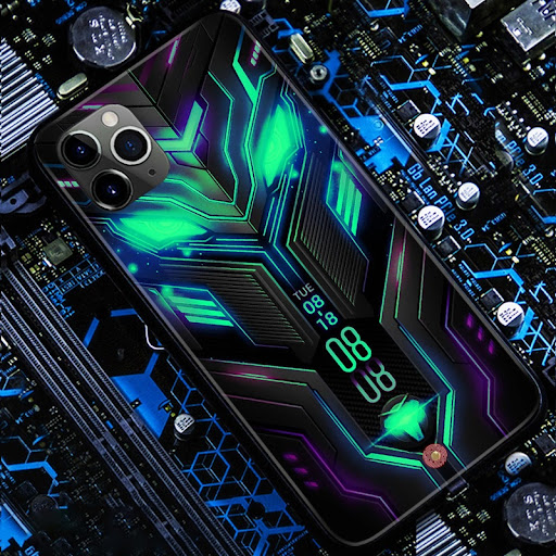 Title 17, Racing Car Creative Style Light Phone Case. Ill...