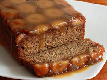 Caramel Banana Upside Down Bread - The Daring Gourmet