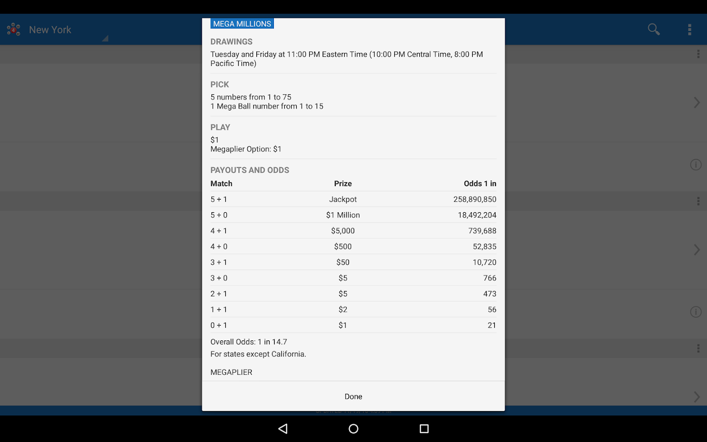 Lotto Results - Mega Millions Powerball Lottery US - Android Apps on Google Play1440 x 900