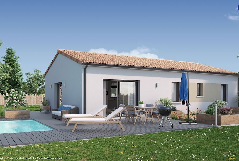  Vente Terrain + Maison - Terrain : 500m² - Maison : 79m² à Seyresse (40180) 