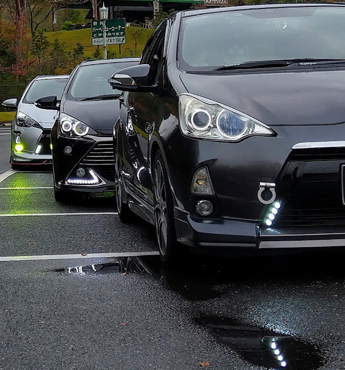 アクアの愛車と緑の風景・ベストショット・滋賀県某所に関するカスタム事例の投稿画像2枚目