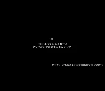 晴れの日に学校に来る君は雨の日は学校に来ない