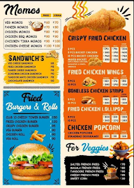 Club 10 Chicken menu 1