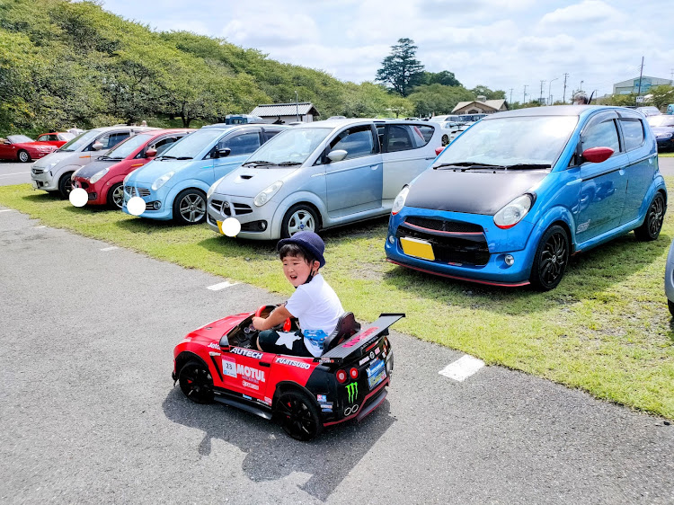 R2のさくらモーニングクルーズ・Kidsstance・オートガイド撮影会・鵜の岬・スバル軽自動車に関するカスタム事例の投稿画像1枚目