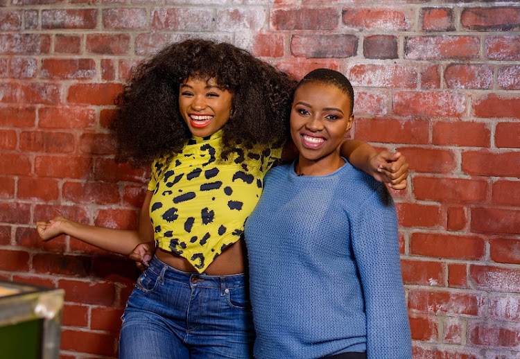 TV presenter Nomalanga Shozi with winner Bongiwe Madela