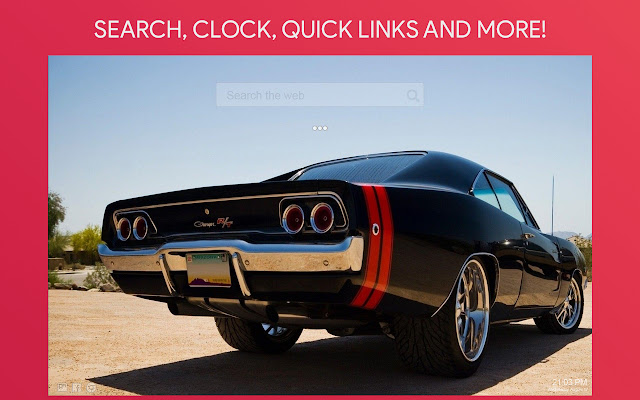 Muscle Cars Wallpaper HD Custom New Tab