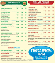 Benzoz Pizza menu 1